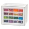 IRIS USA Stackable Storage Cabinet for Hardware Crafts, Small Parts Organizer Drawer, Compartment